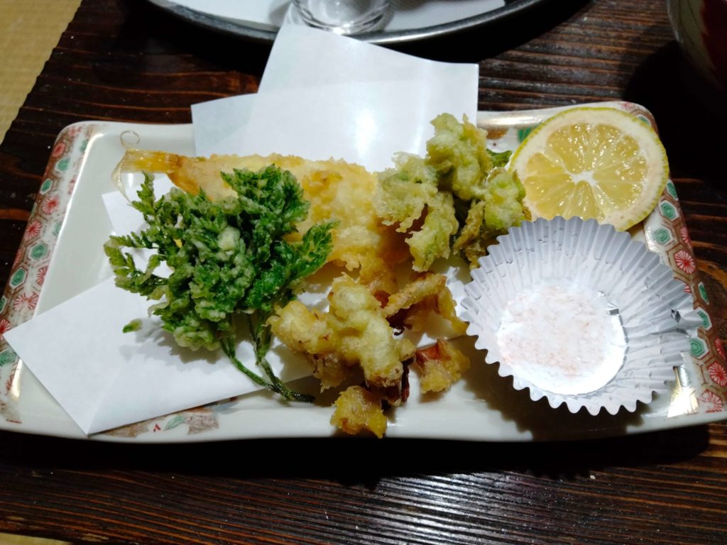 ホテル丸松　揚げたての天ぷら